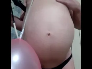 Stomach-bursting Balloon Blowjob 😈💥🍓 (Pornstar Names)