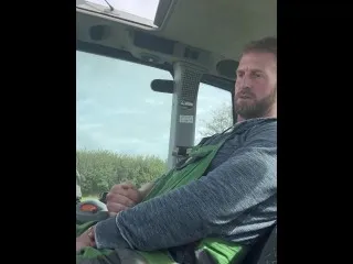 Farmer Jack Strokes Tractor