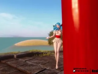 [MMD]Hellovenus - Intense5some (Ahri, Lulusa, Soraka, Xayah, Gwen) [NSFW StripSwap LoL]