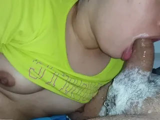 Intense Cum-Sucking Session, Creampie Squirt in Mouth 🍆🥛