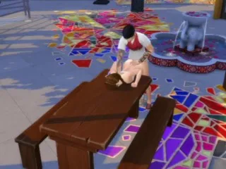 Public Street Anal, City Trash Can - Explicit PC Game Sex