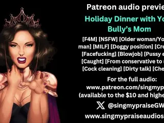 Holiday Dinner Boss Mom Erotica Preview - Singmypraise