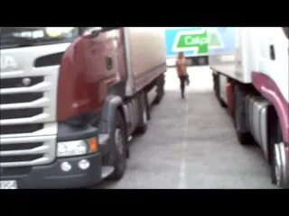 Exhibitionist Pornsonick's Steamy Truckside Striptease