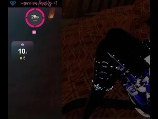 (VRChat x Lewdtuber Vocal Live Stream) Cash Drips, I Squirm!