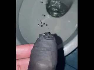 Best Gym Bathroom Piss Play - Uncut Long Foreskin