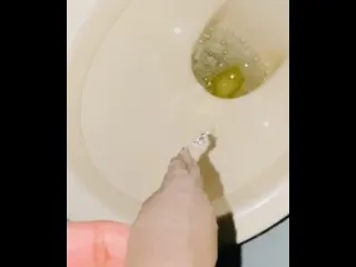 Best Gym Bathroom Piss Fetish with Uncut Long Foreskins