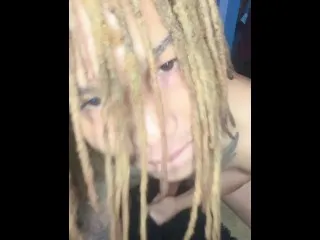 Dirty Talking Dreadhead Moans Aloud