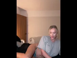 Blonde Teen Stretches Nighttime - First Removed Revealed