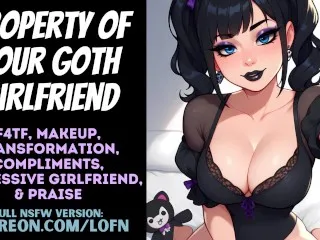 [Goth GF Property] Rough Femdom Scene [Patreon Preview]