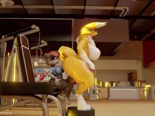 Judy Hopps & Renamon Sweat Session