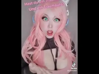 Hot Asian Gamer Egirl Dance Stream, Pink Hair Twitch Siren