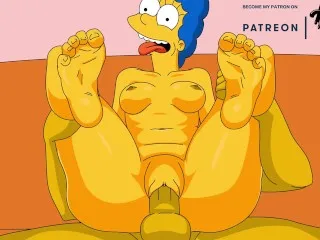 Marge Full Nelson Cartoon Porn - Hardcore Simpsons Hentai