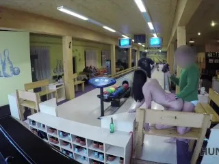 Cuckold Bowling: Hot Beauty Gets Fucked