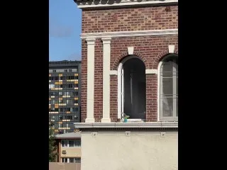 Hot Window Orgasm