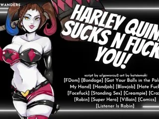 Harley Quinn Quizzes, Torments: ASMR Roleplay Porn for Men