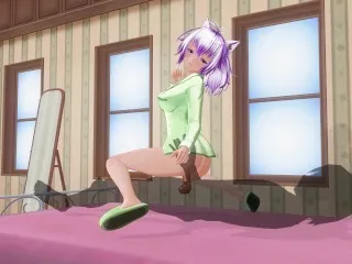 Green Pajama RC Cowgirl 3D Hentai Scene