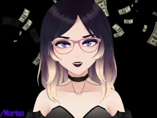 VTuber Findom sends & cum, JOI Preview