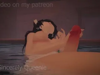 VRChat Futanari Sauna Jerkoff