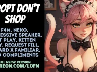 [Neko Submissive Slut Seeks Wizard] [Pet Play Kitten Roleplay] [Patreon Preview]