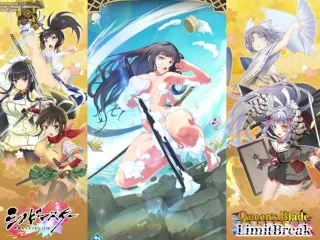 Queens Blade, Senran Kagura - Pheonix Ikaruga Ninja Collab Intense Action