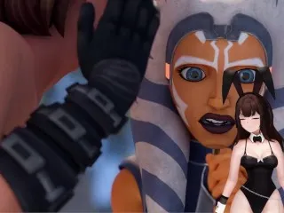 Ahsoka Hentai w/ Bunny Vtuber - Redmoa Scene