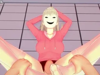 Ririka Momobami's Steamy Footjob Training - Kakegurui Hentai POV