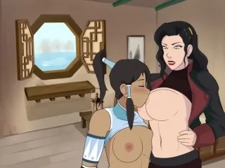 Korra Blows Asami - Four Element Trainer Pt. 78 by HSS