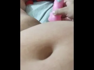 Horny Pornstar Uses Dildo Plush