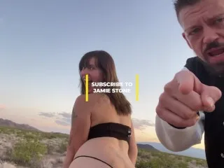 Outdoor Army Fuckfest Starring Jamie Stone