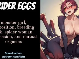 [Monster Girl Drider Eggs Suspension Bondage & Gentle Femdom]