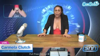 MILF Masturbates Live on Air - Big Tits, Hot News