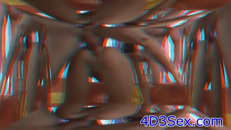 Brunette DP Action - Steamy 4D3 Scene