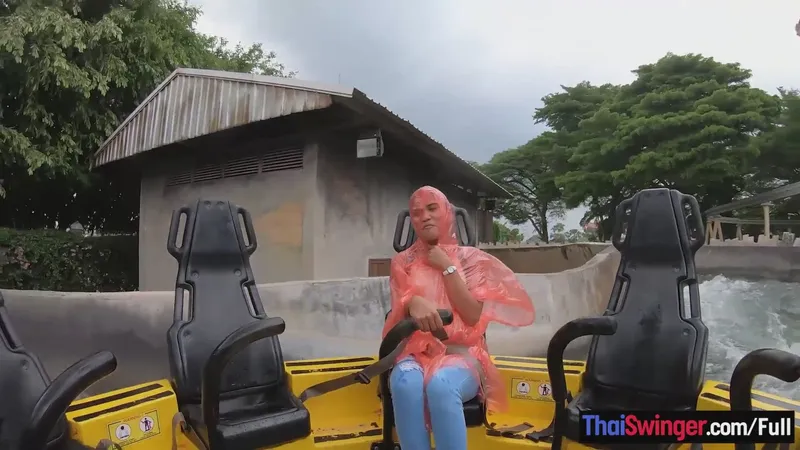 Big Ass Thai GF's Wild Day Out & Sex