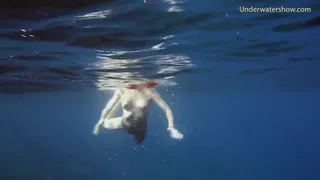 Tenerife Underwater Sexy Ginger Swim