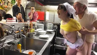 Public Restaurant Orgy: Mimi Asuka Fucked