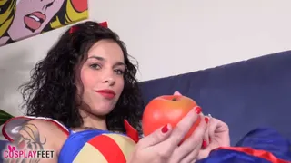 Black Nylons Foot Fetish Fun with Snow White