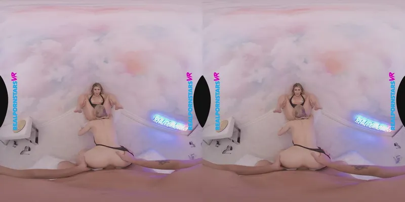 VR Threesome with Bubble Butt Babes & Huge Cock