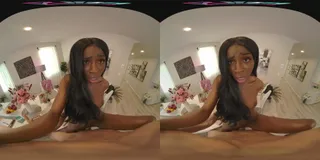 Nicole Kitt - Ebony Goddess, Study Help VR - Hardcore Scene on VRHUSH