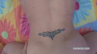 Tattooed Blonde MILF Jen's Hard Rough Fucking