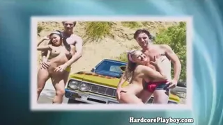 Kinky Outdoor Orgy w/ Hottest Vixen