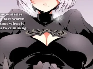 2B's Hentai JOI: Facesit, Foot Play, CBT, Anal, Edge, Roulette