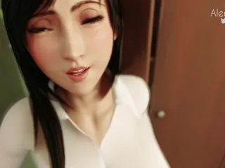 Tifa's Office Promotion: Intense Creampie Scene