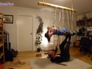 Shibari Suspension Sessions - Girl & 3 Transitions!