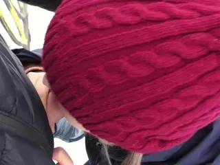 Winter Park Snowy Public Orgasm - Letty Black