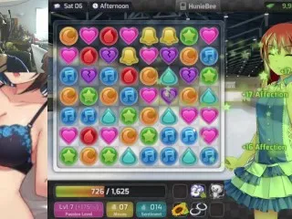 Huniepop Winner: Gamergirl's Intense Self-Touch Victory