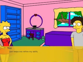 Naked Lisa 2 - LoveSkySanX's Wild Simpson Village