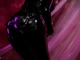 Arya Grander's Latex Catsuit Compilation - MILF Fetish