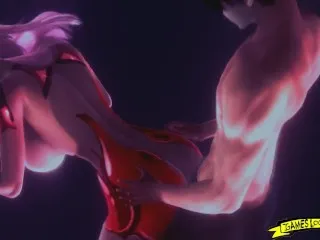 Melona & Gray: Intense 3D Hentai Crossover