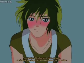 Saint Seiya Gay Hentai - Shun Blowjob Scene - Hardcore Bara Yaoi