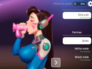 Diva Swallows Dildo (Part 5) by HentaiSexScenes - Overwatch Webcam